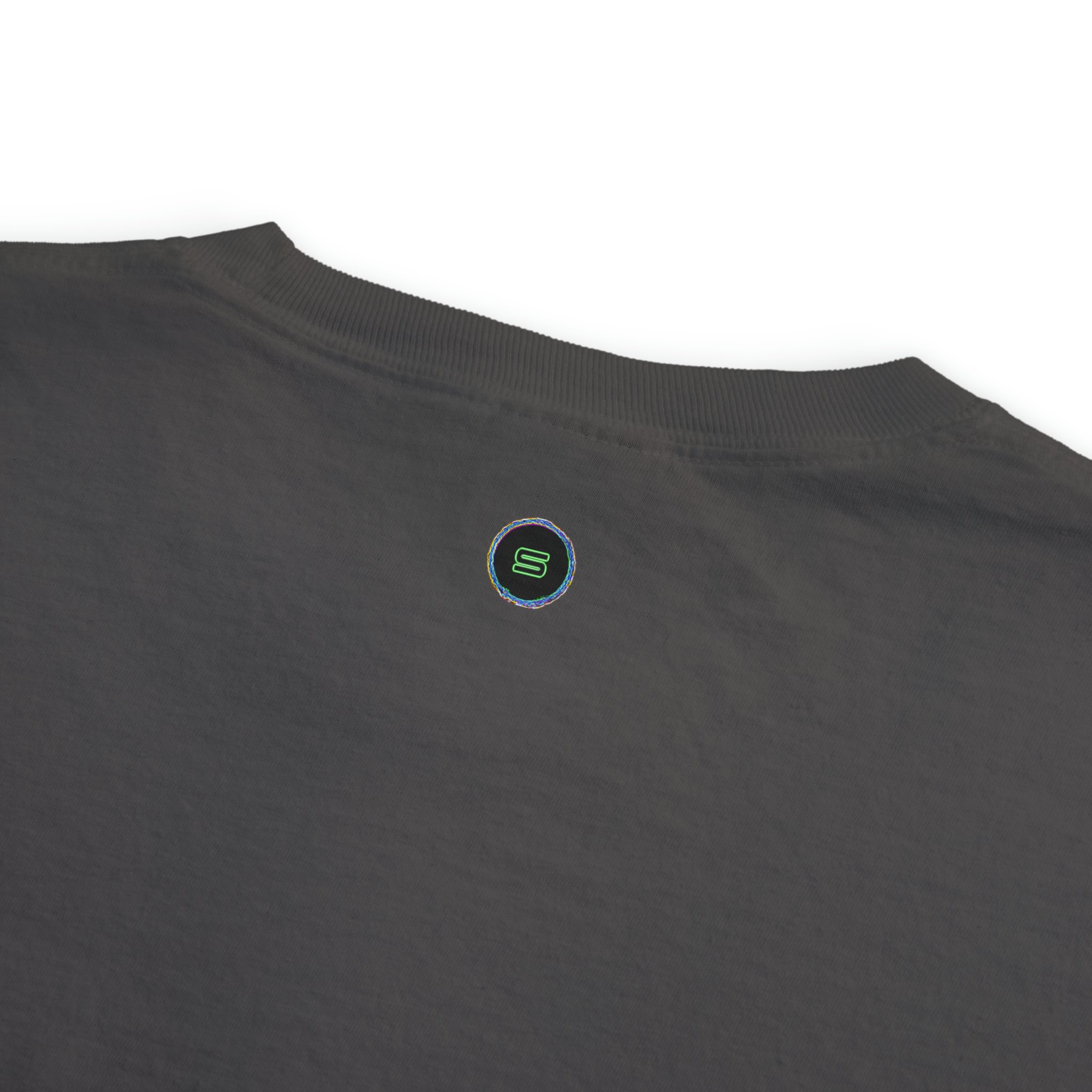 Unisex Pocket T-Shirt #8 Back Collar Closeup (1)