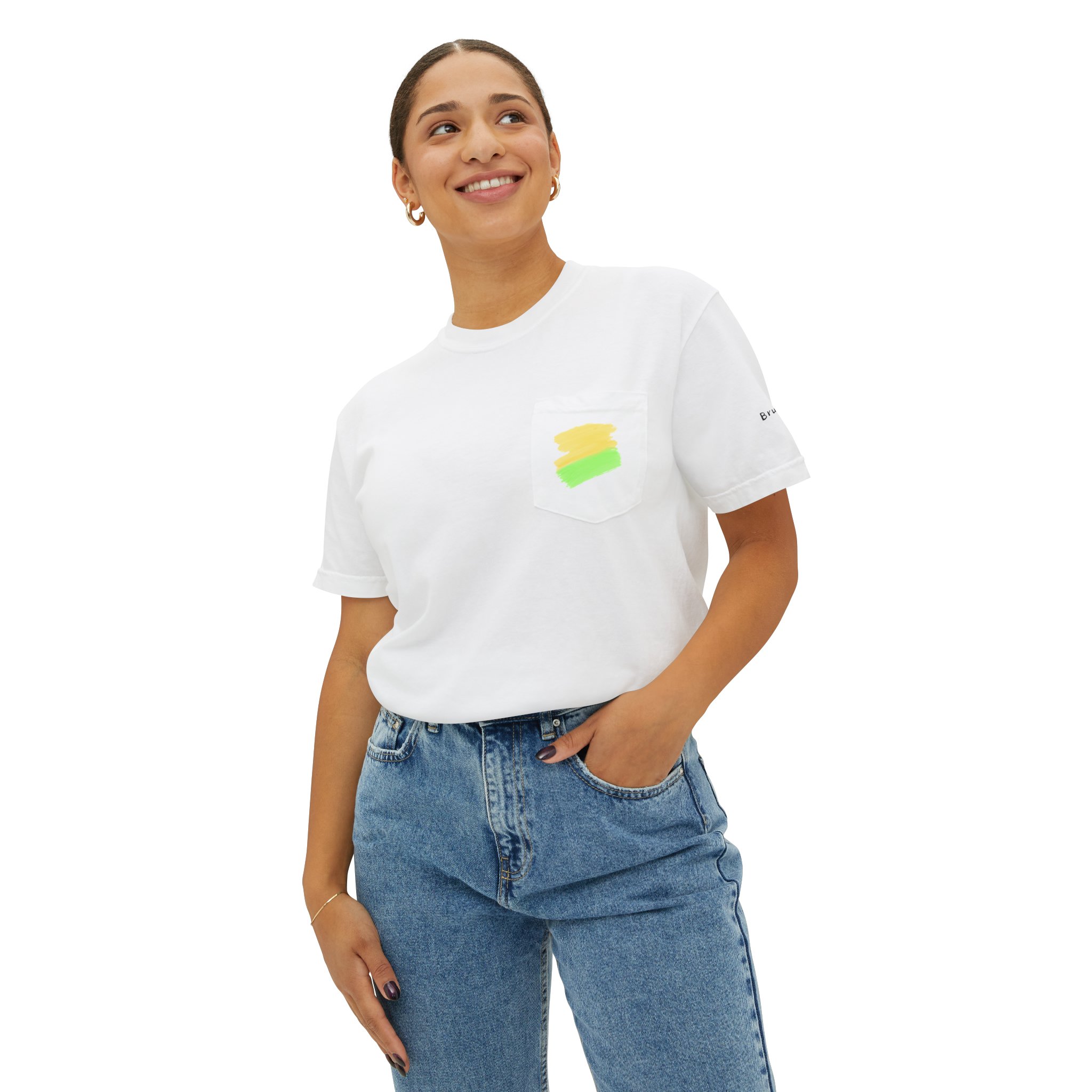 Unisex Pocket T-Shirt #8 Person 2 Front